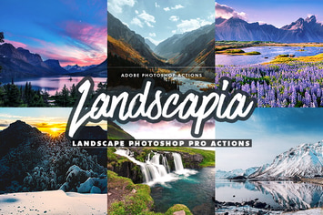 Landscapia Photoshop PRO Actions