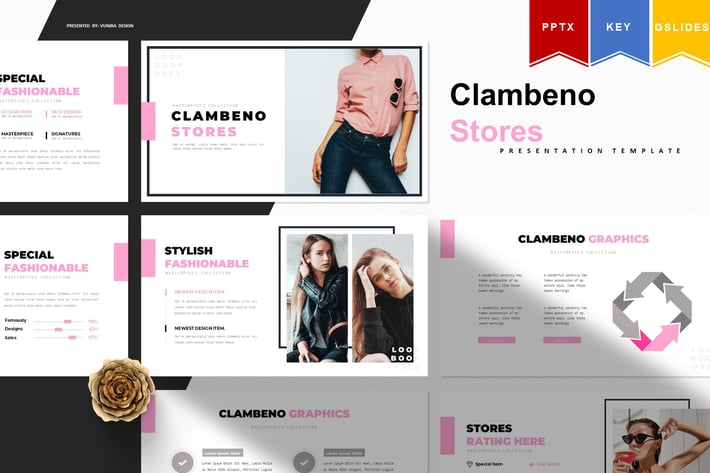Clambeno| Powerpoint, Keynote, GoogleSlide