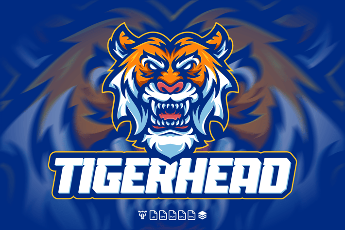 HEAD OF TIGER LOGO