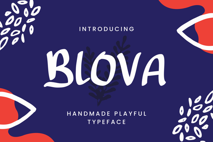 Blova - Handmade Playful Typeface