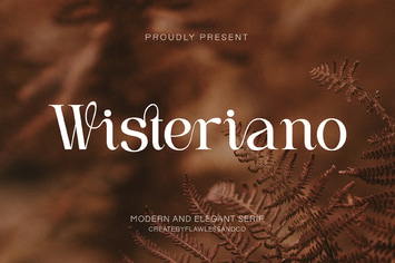 Wisteriano - Modern Elegant Serif
