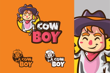 Cow Boy - Mascot & Esport Logo