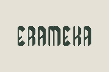 Erameka -Logo Typeface