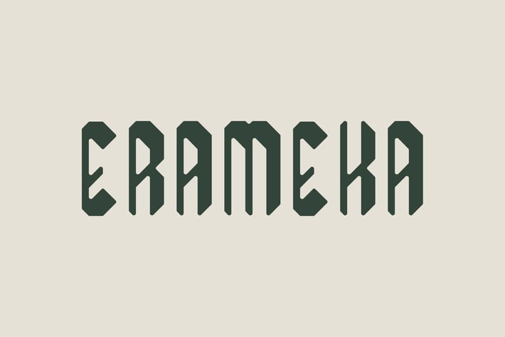 Erameka -Logo Typeface
