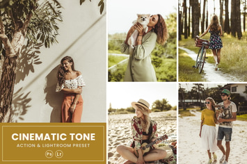 Cinematic Tone Photoshop Action & Lightrom Presets