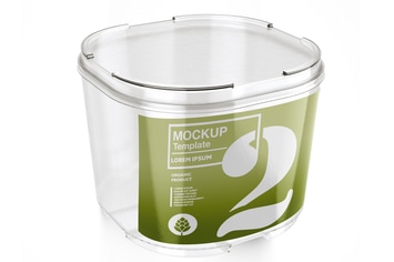 Transparent Empty Tray Container