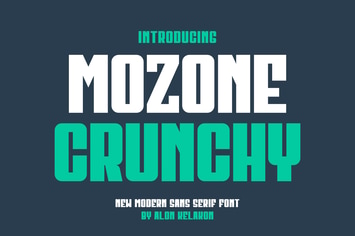 Mozone Crunchy Font