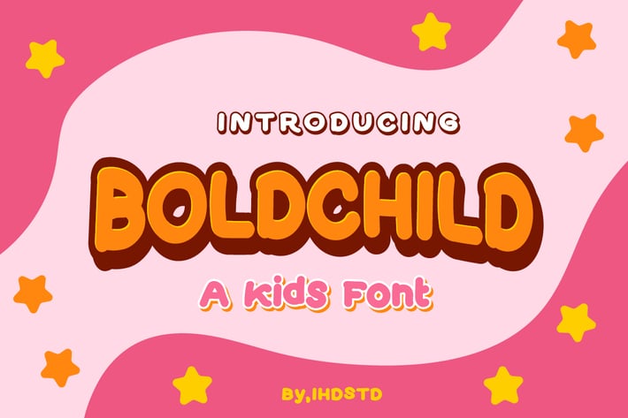 Boldchild Kids Typeface
