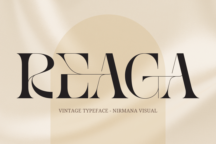 Reaga Vintage - Branding Logo Font