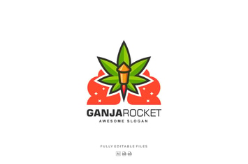 Ganja and Rocket Color logo