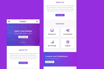 Rabes - A Clean Mobile Template