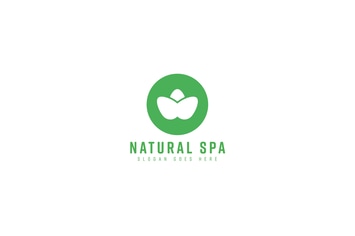 Natural Spa Logo Template