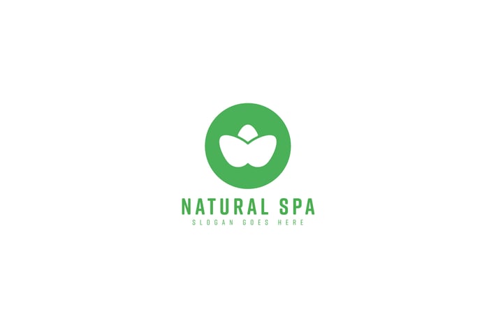 Natural Spa Logo Template