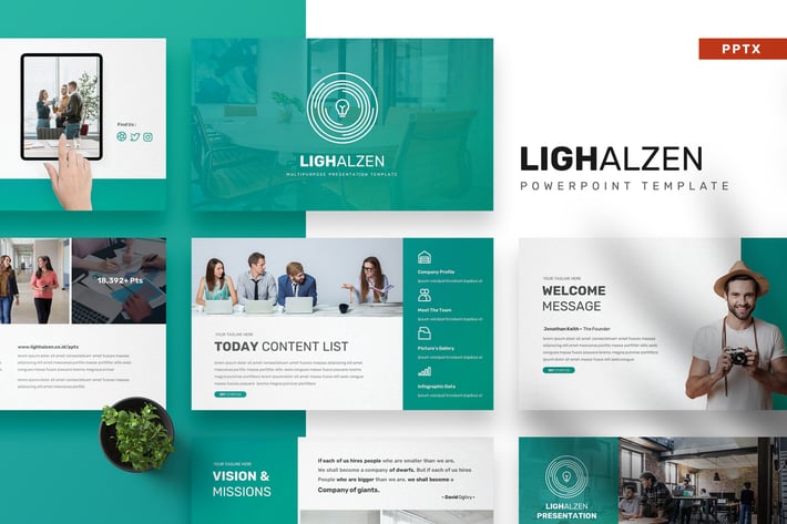 Lighalzen Powerpoint Presentation Template