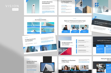 Vision - Corporate Pitch Powerpoint Template