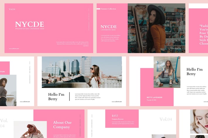 Nycde Fashion Lookbook Powerpoint