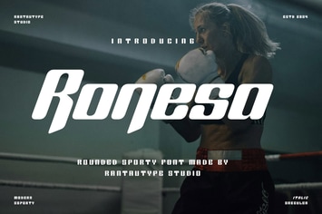 Ronesa Rounded Sport Font