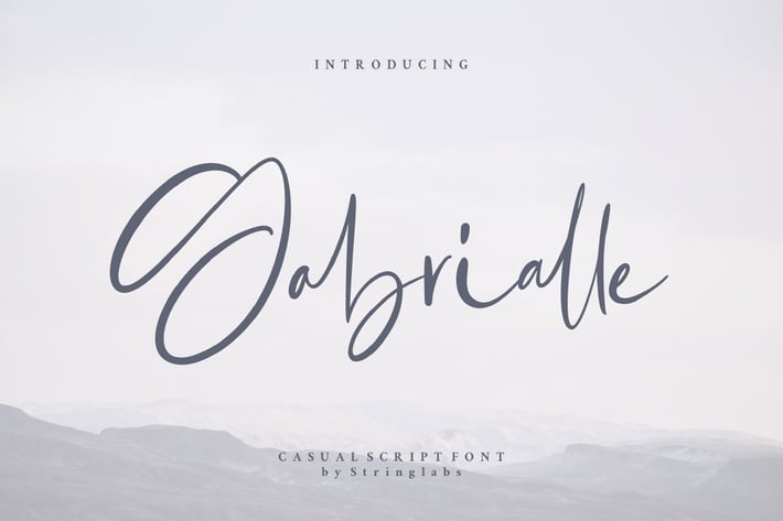 Gabrialle - Casual Script Font