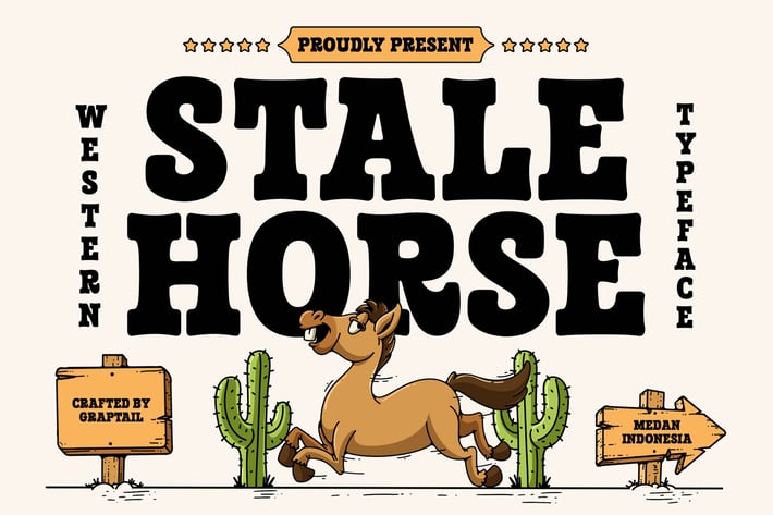 Stale Horse - Western Typeface