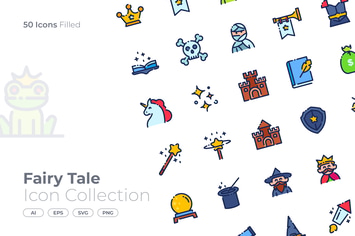 Fairy Tale Filled Icon