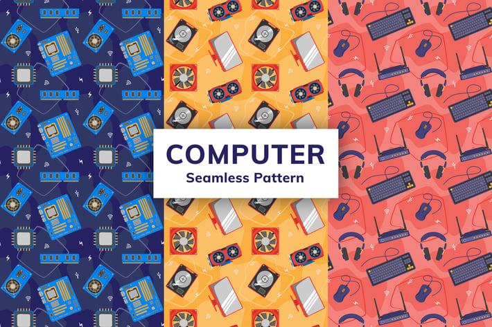 Computer Seamless Pattern