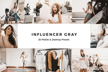 20 Influencer Gray Lightroom Presets & LUTs