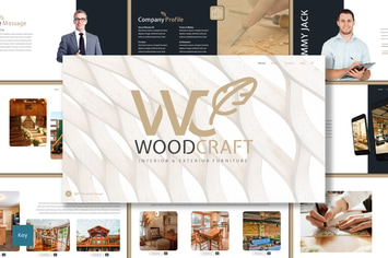 Woodcraft - Furniture Keynote Template