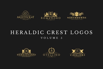 Heraldic Crest Logos Vol.5