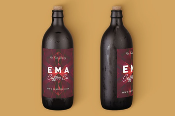 Coffee or Beer Bottle Mock-up 2