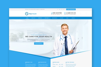 Maxi Health - Medical & Health PSD Template