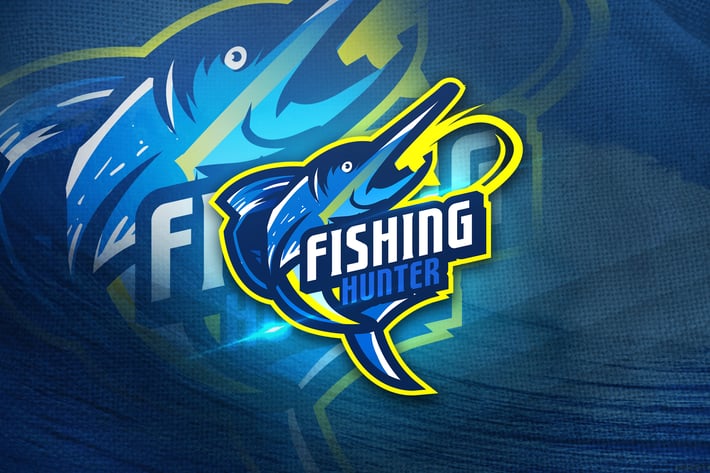 Fishing Hunter - Mascot Sport Logo