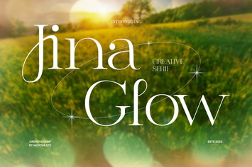 Jina Glow Serif Font