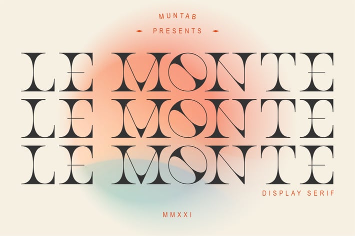 Le Monte | Serif Display