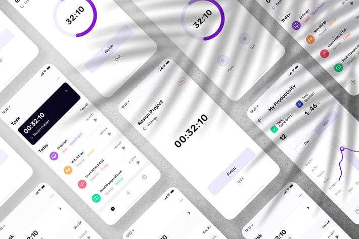 Application App Mockup PSD Template