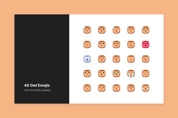 Cute Owl Emojis