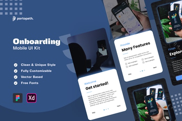 Onboarding Screen App - Mobile Kit