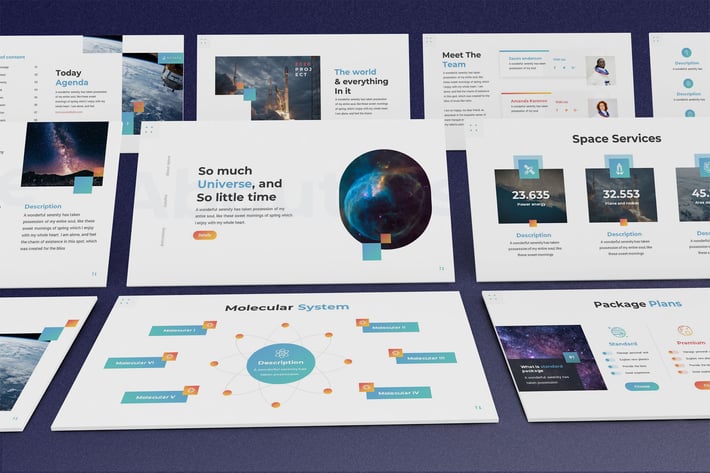 Nexara - Futuristic Keynote Template