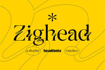 Zighead Display Font
