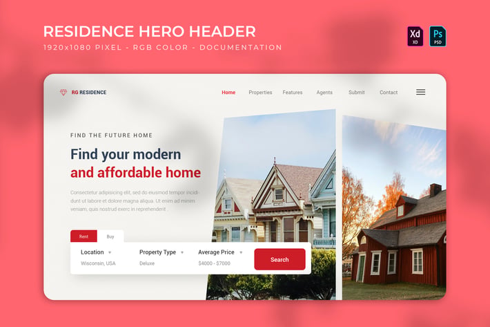 Rg Residence | Hero Header