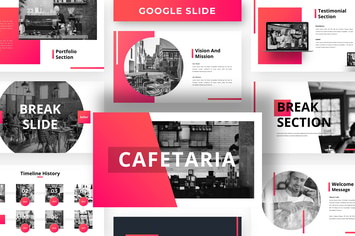 Cafetaria - Business Google Slide Template