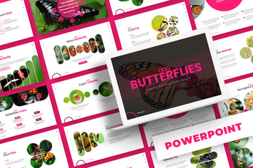 Butterflies - Powerpoint Template