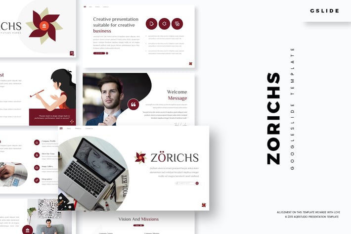 Zorich - Google Slide Template