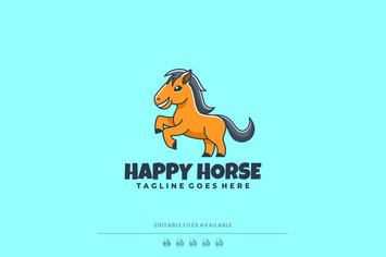Horse Cartoon Logo