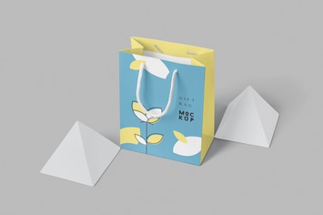 Paper Gift Bag Mockups