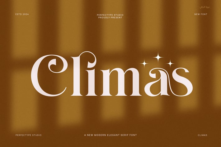 Climas Elegant Ligature Serif Font