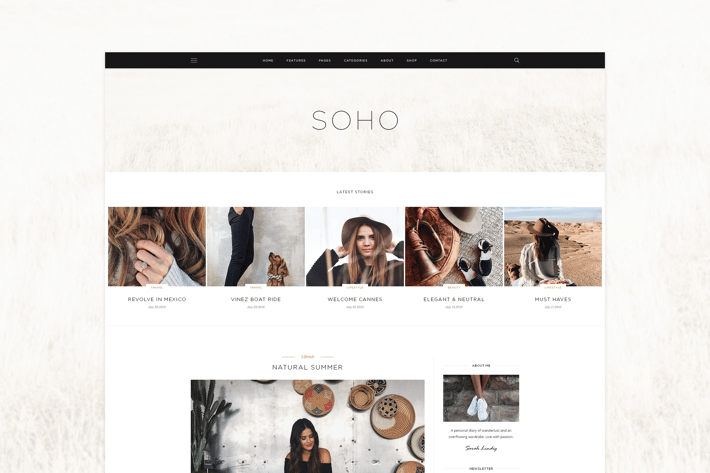 SOHO - Blog Theme