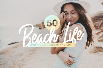 50 Beach Life Lightroom Mobile and Desktop Presets