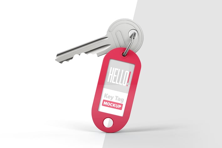 Key Tag Mockup