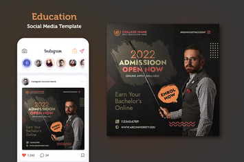 Education Admission Open Banner