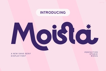 Moista Modern Futuristic Sans Serif Font